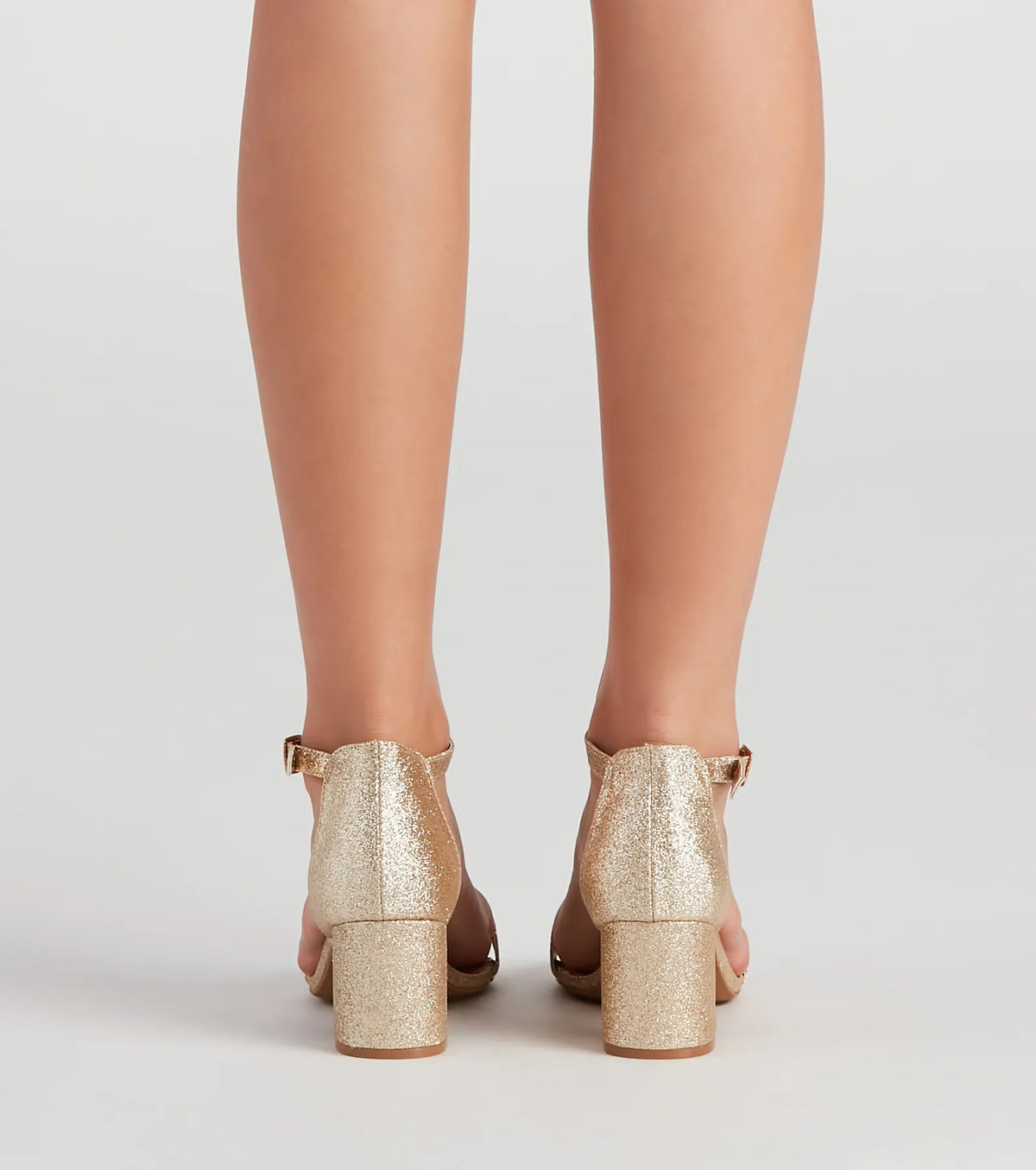 Glam Moves Glitter Block Heels