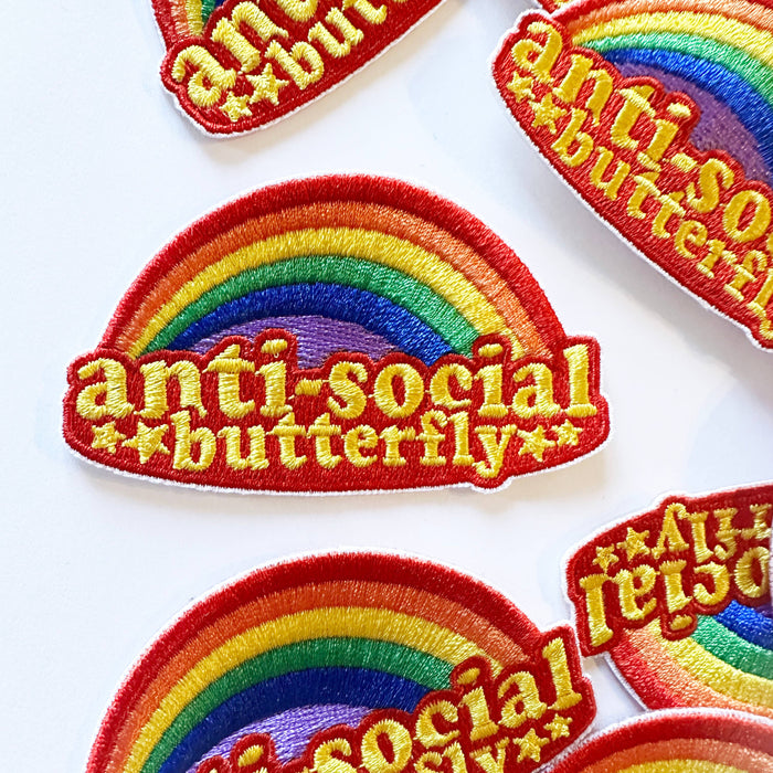 Anti-Social Butterfly Patch