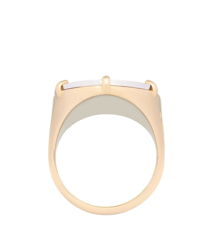 A.P.C - Chevalière Eloi - Bicolore-Accessoires-MEACC-M70706