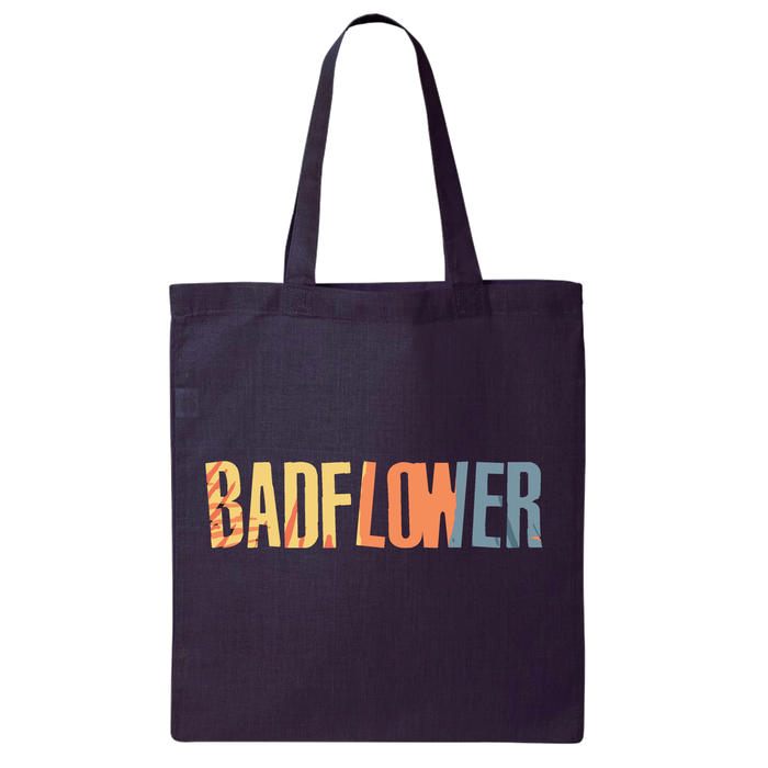 Badflower color logo tote