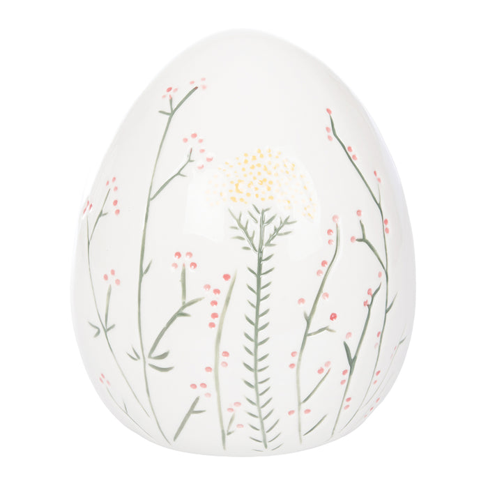 A Botanical Egg Figurine.