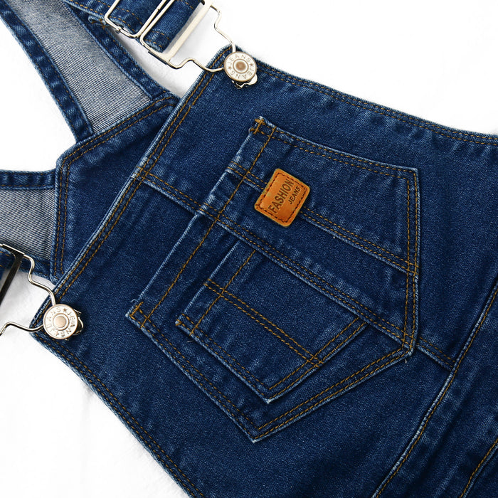 Child Denim Cute Slim Pants Jeans Overalls
