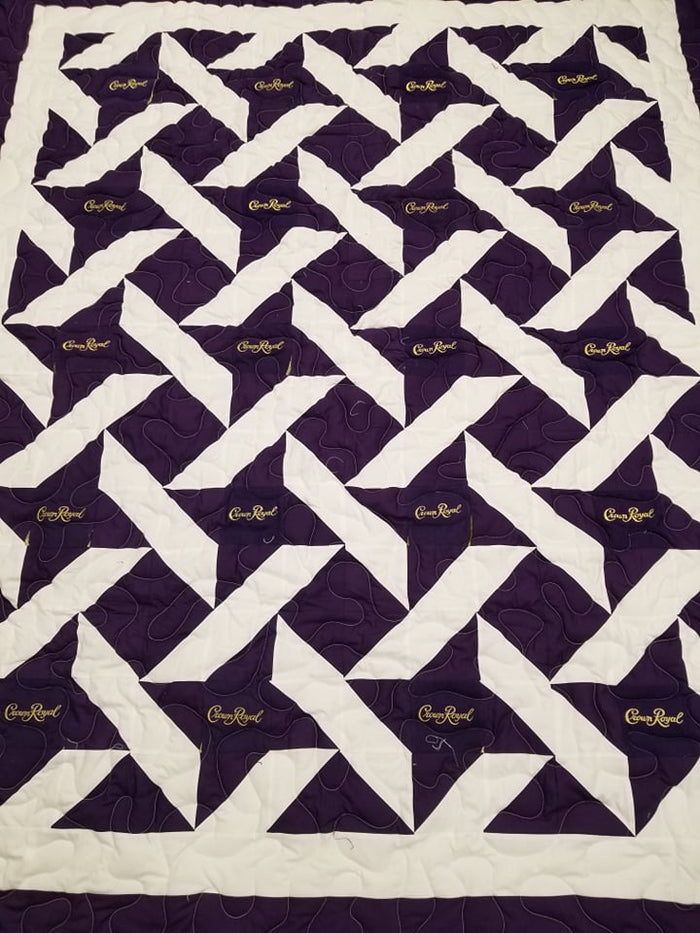 Crown Royal Quilt with White Background