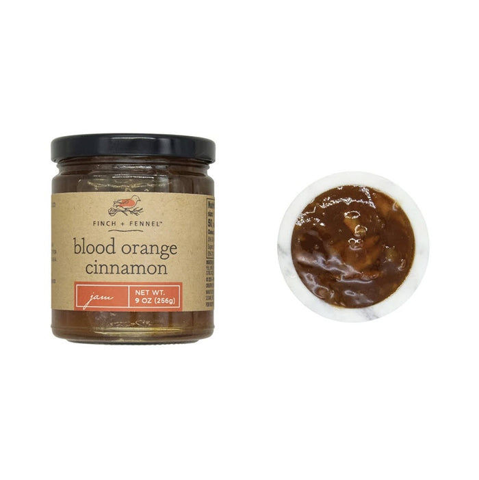 Finch + Fennel Blood Orange Cinnamon Jam 9 oz