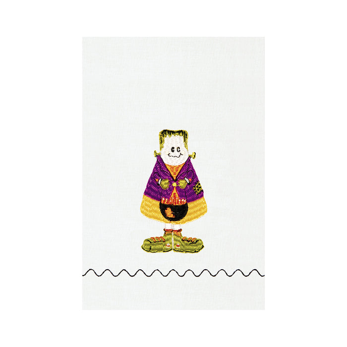 A Frankenstein Flour Sack Kitchen Towel.