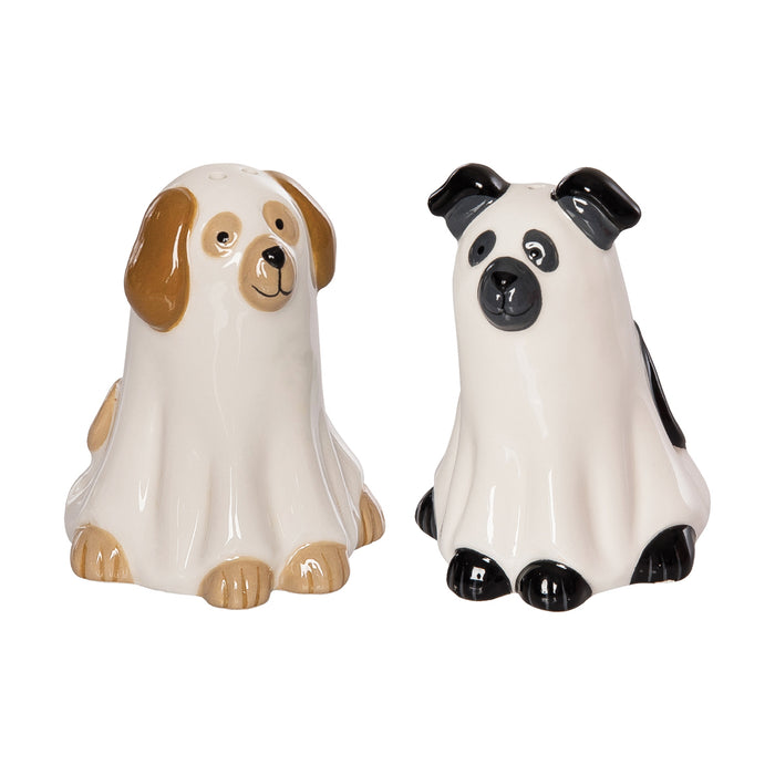 A Ghost Dogs Salt & Pepper Shaker Set.