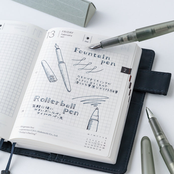 Hobonichi Kakimori x TSUKI no IRO: Frost Fountain Pen