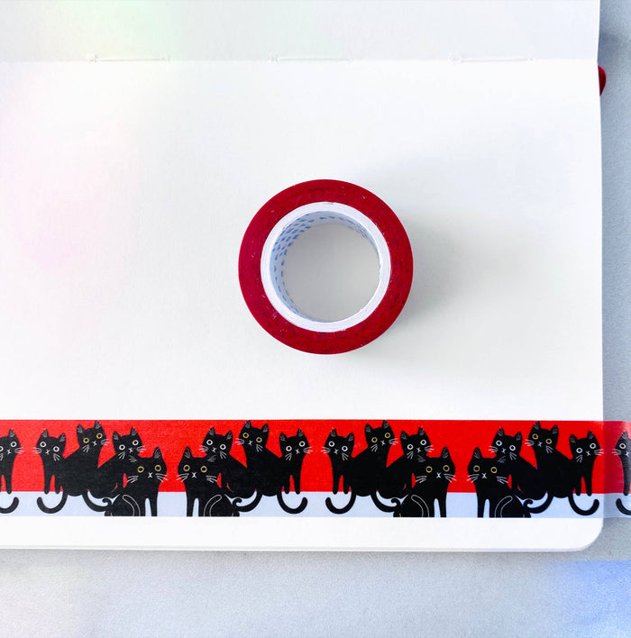 ILOOTPAPERIE - Blood Moon Meow Washi Tape