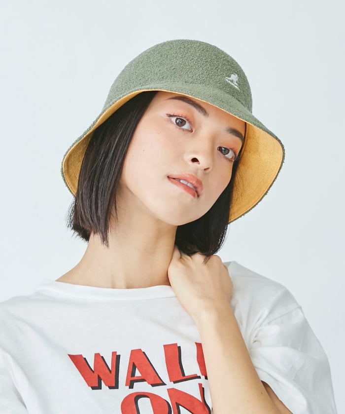 Kangol - Flip It Rev Casual - Oil Green/Warm Apric-Accessoires-K3555