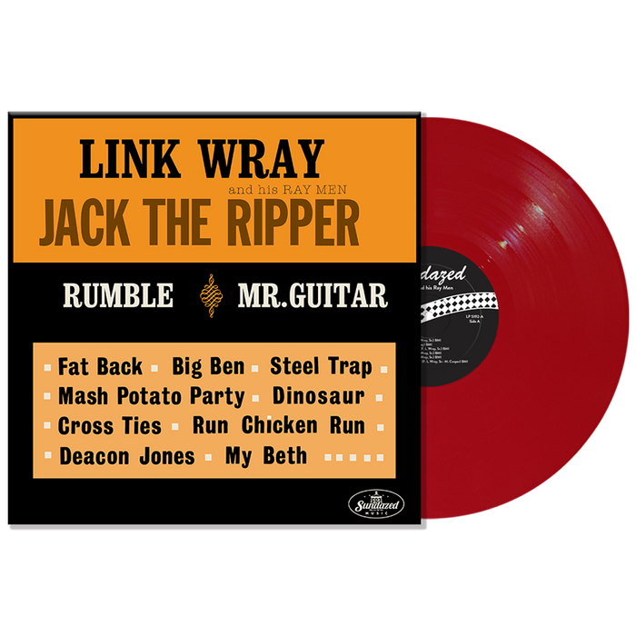 LINK WRAY AND HIS RAY MEN - JACK THE RIPPER - RED COLOR - VINYL LP
