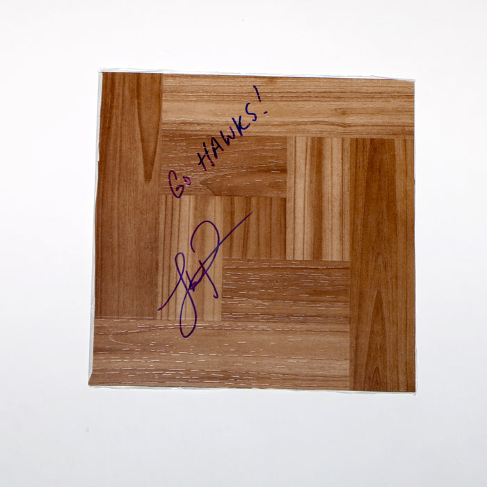 Lloyd Pierce Atlanta Hawks Head Coach Signed Floorboard Inscribed