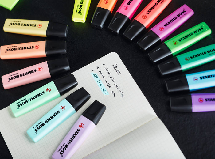MacPherson's - STABILO BOSS ORIGINAL Pastel Highlighter Set, 6-Color
