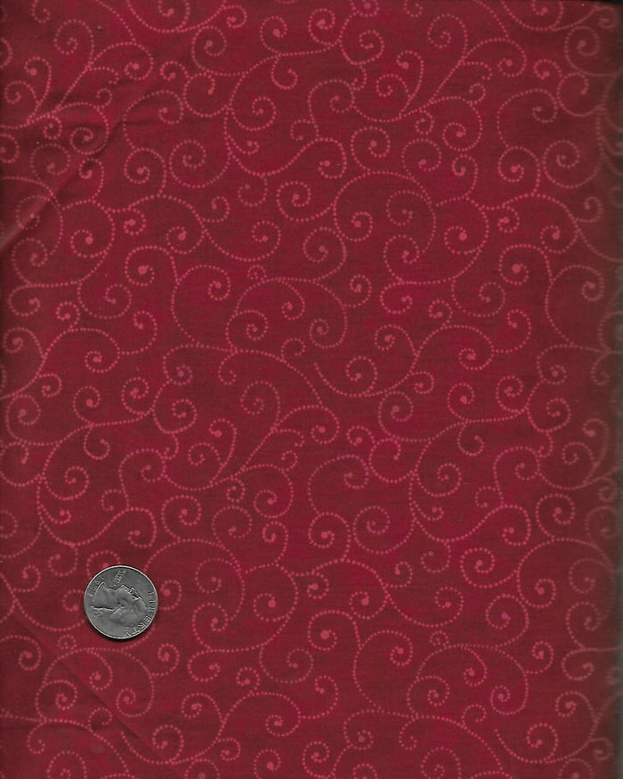 Marble Swirls Forest Red
