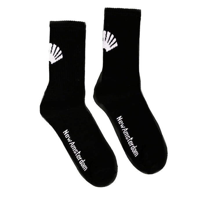 New Amsterdam - Chaussettes Logo Noir-Accessoires-