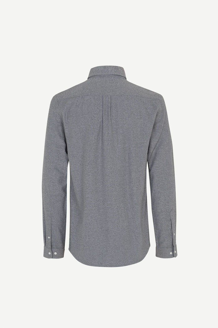 Samsoe Samsoe - Liam Ba Shirt 11245 - Slate Gray-Chemises-11245