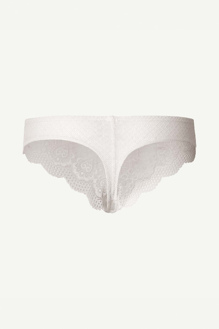 Samsoe Samsoe Femme - Cibbe String 7092 - Clear Cream-Sous-Vêtements-F19110955