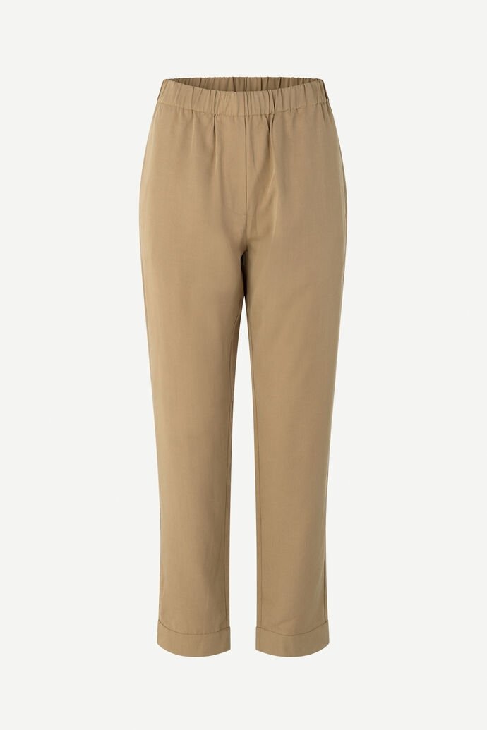Samsoe Samsoe Femme - Hoys Trousers - Elmwood-Jupes et Pantalons-F22100128