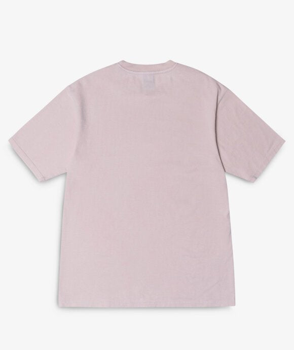 Stussy - Big & Meaty Pigment Dyed tee - Blush-T-shirts-1904880