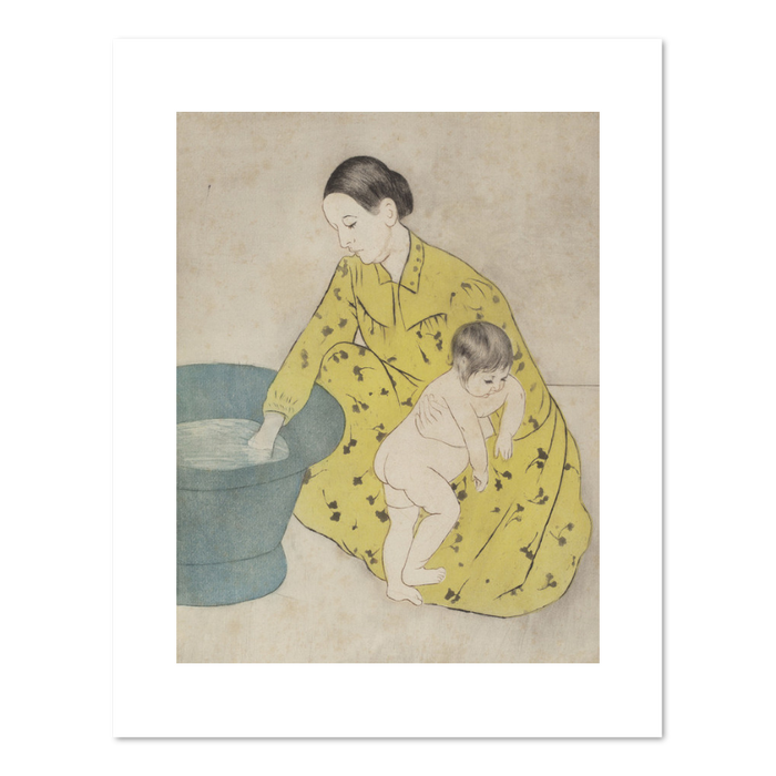 Mary Cassatt, The Bath, 1890-1891, Fine Art Print in various sizes by Museums.Co