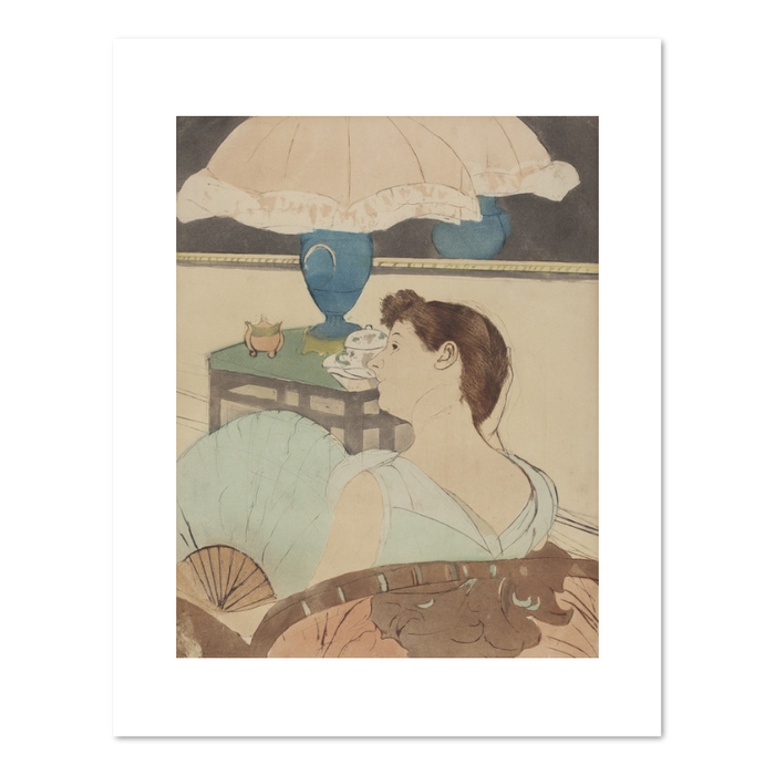 Mary Cassatt, The Lamp, 1890-1891, Fine Art Prints in various sizes by Museums.Co