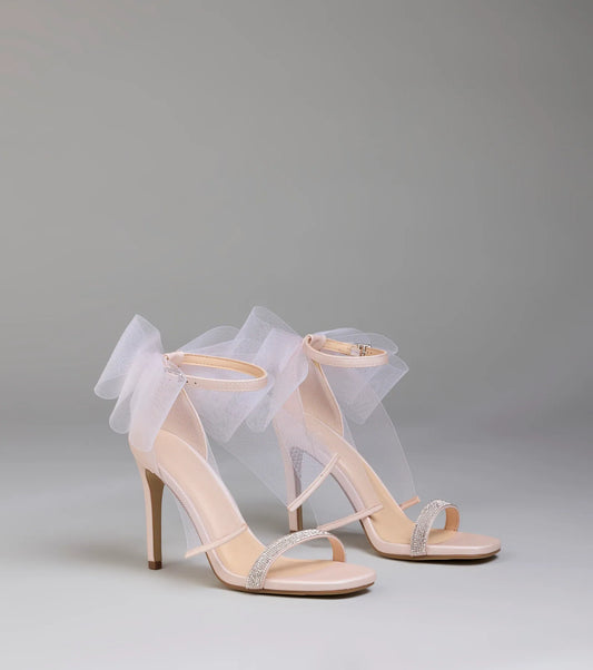 Tied With A Bow Stiletto Heels