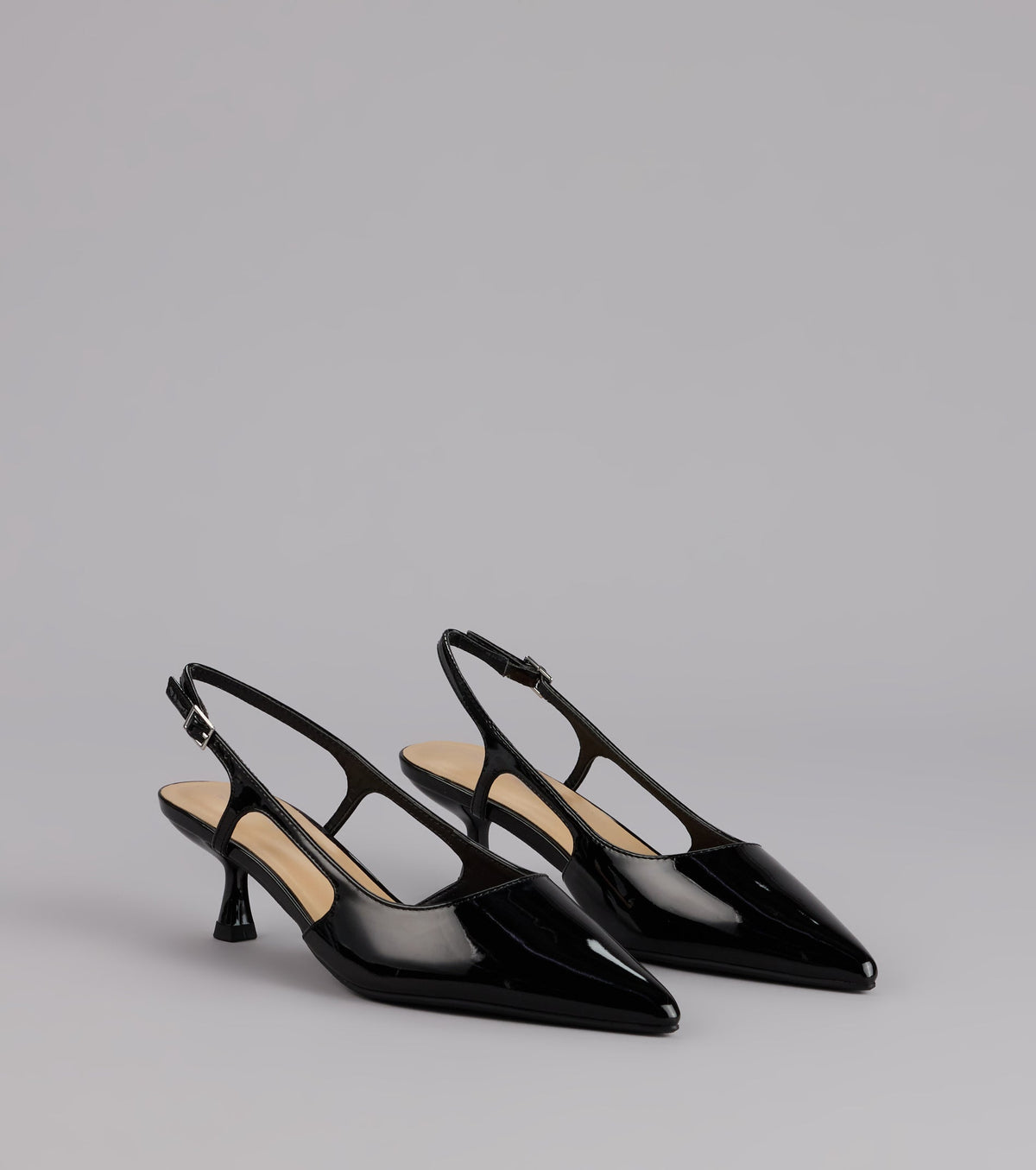 Keep It Chic Kitten Heel Pumps