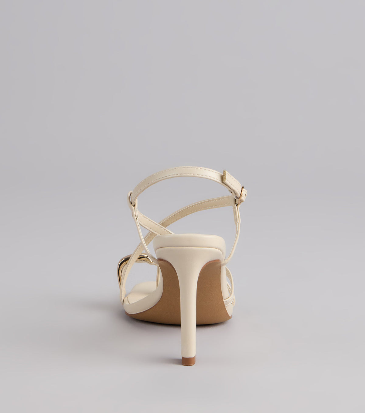 Luxe Minimalist Toe Ring Strappy Stiletto Heels