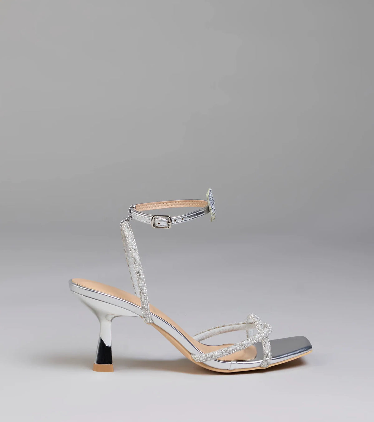 Fab Icon Butterfly Rhinestone Stiletto Heels