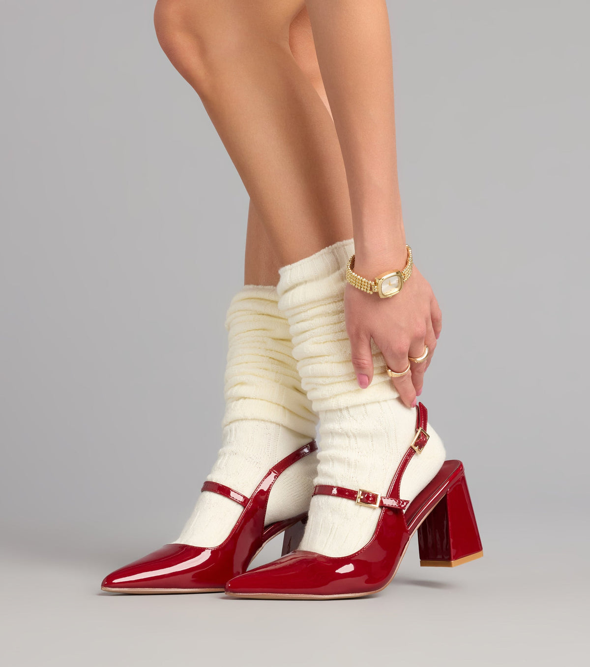 Too Chic To Quit Sling-Back Pumps