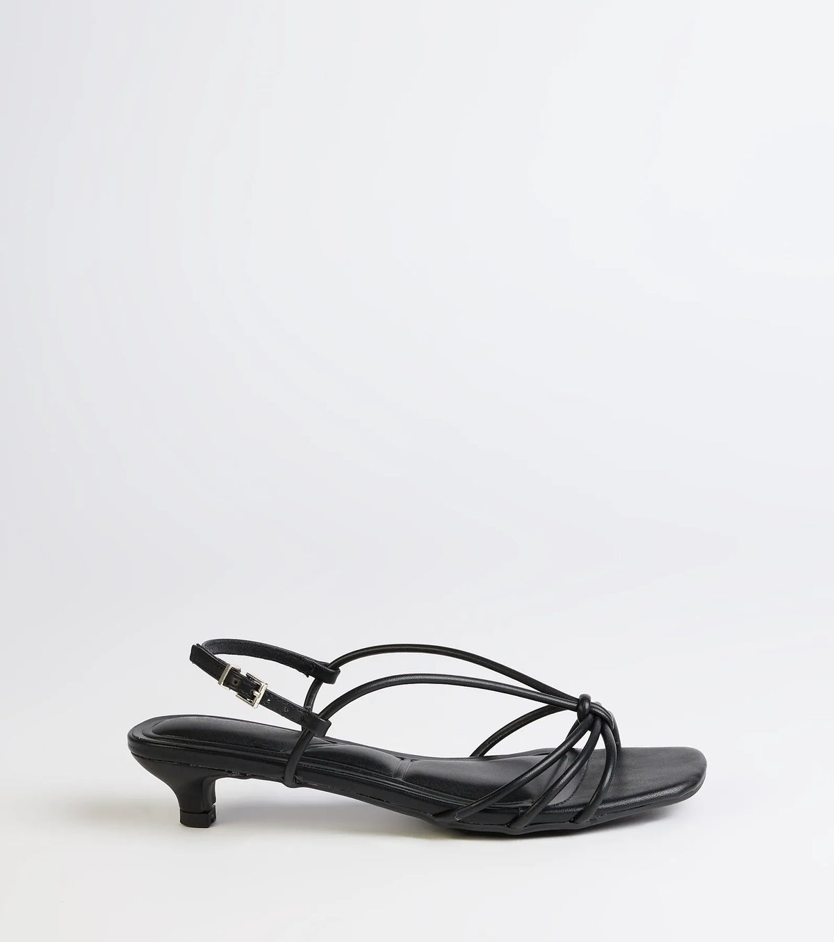Tied Together Strappy Kitten Heels