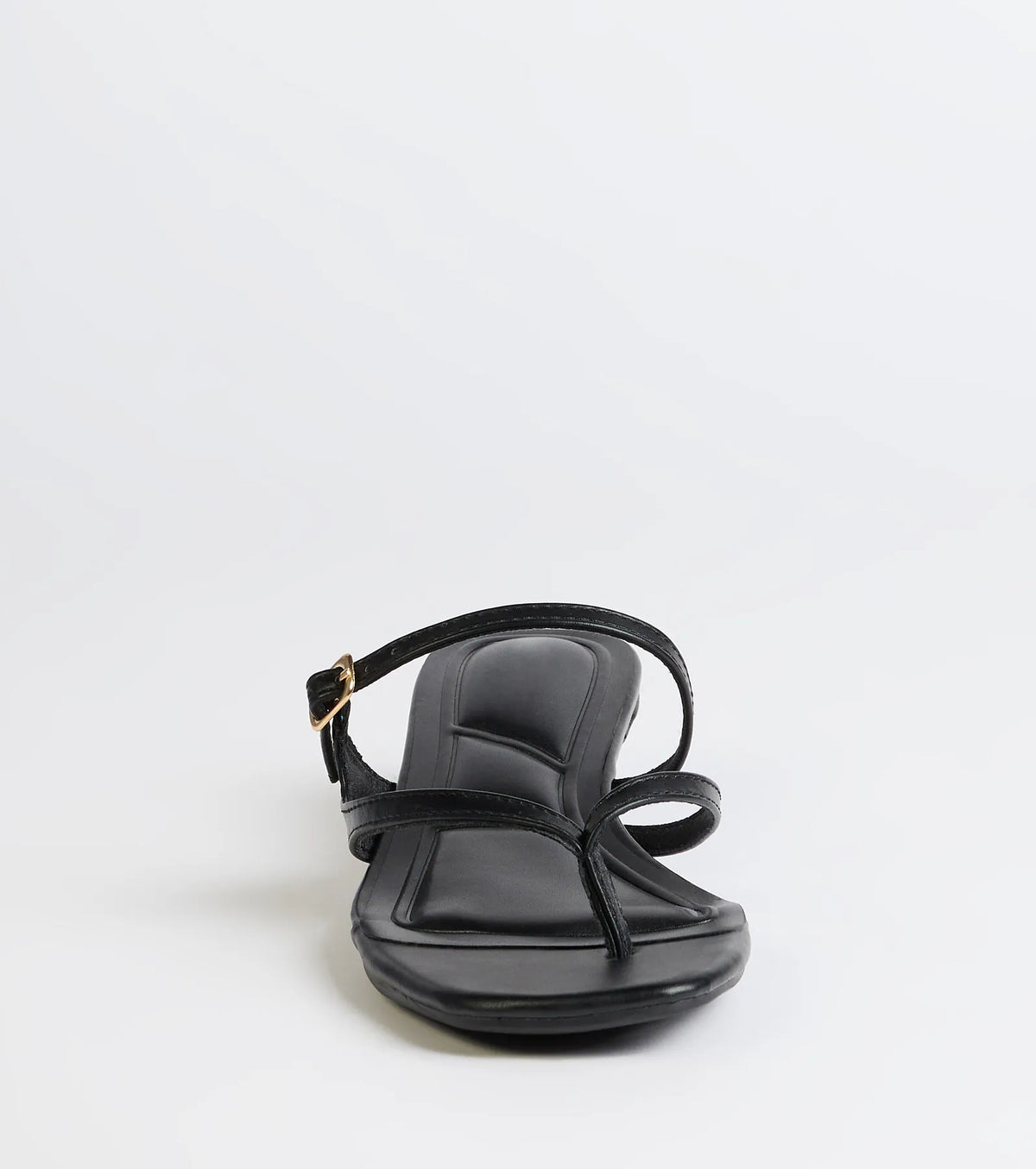 Chic Trend Thong Strap Kitten Heel Mules