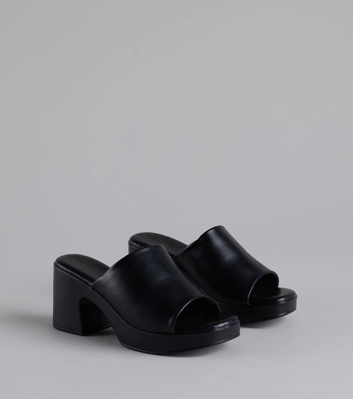 90s Icon Platform Block Heel Mules