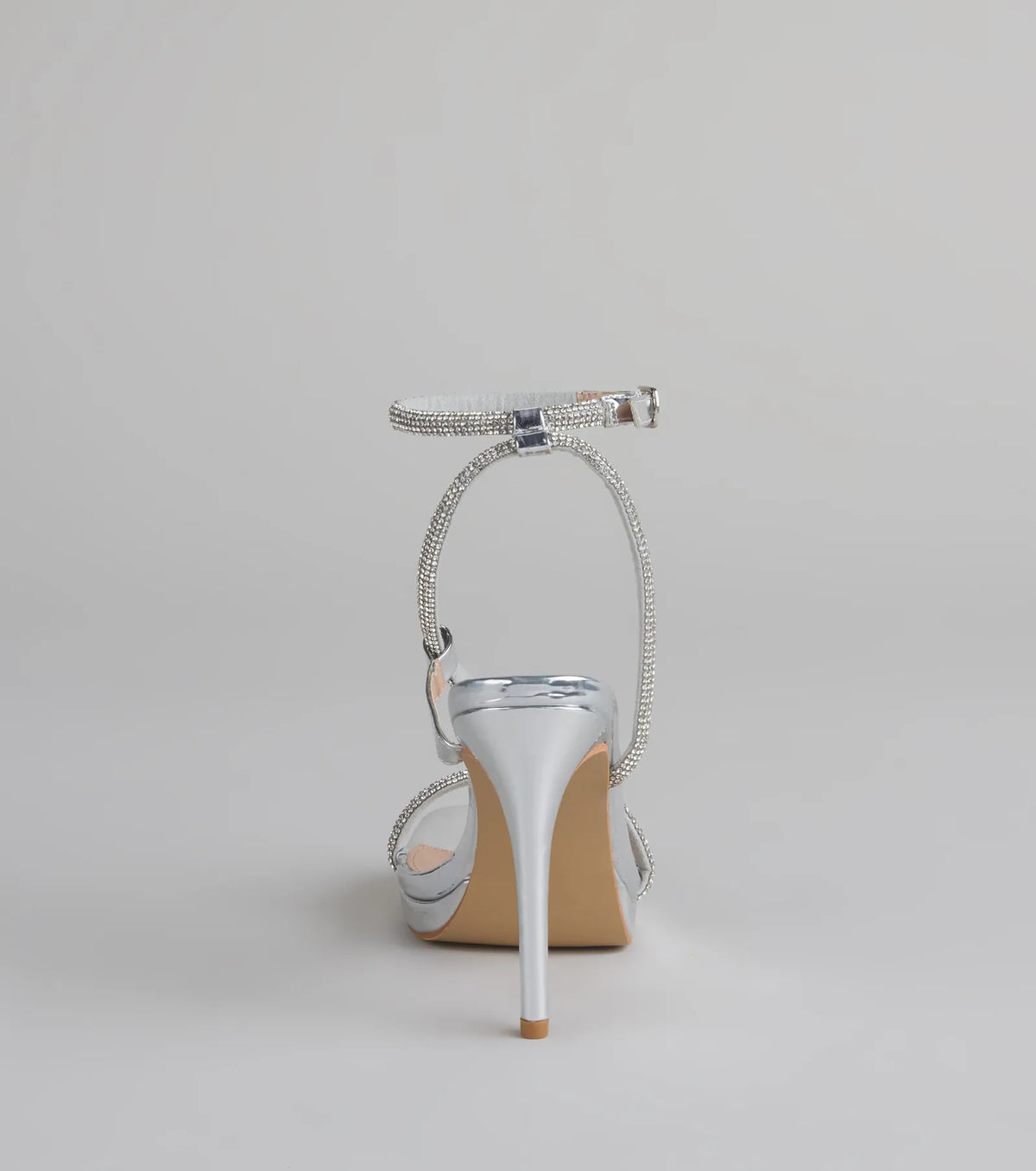 Shine Game Rhinestone Platform Stilettos