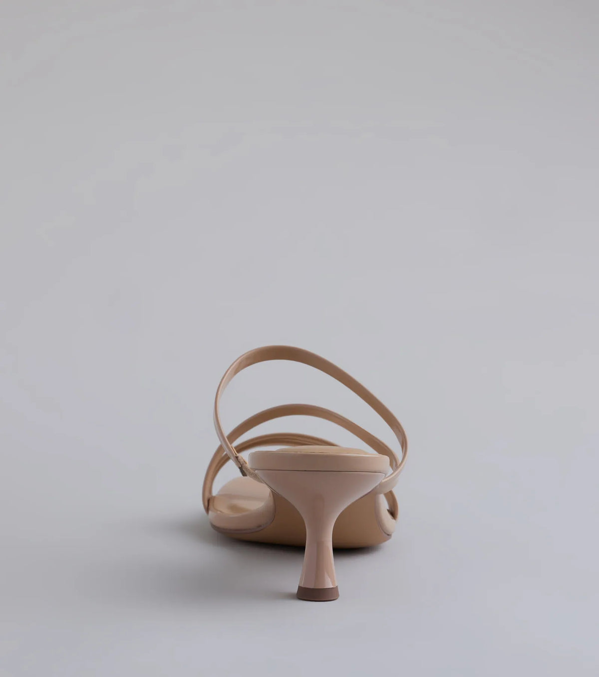 Cute Attitude Strappy Kitten Heel Mules