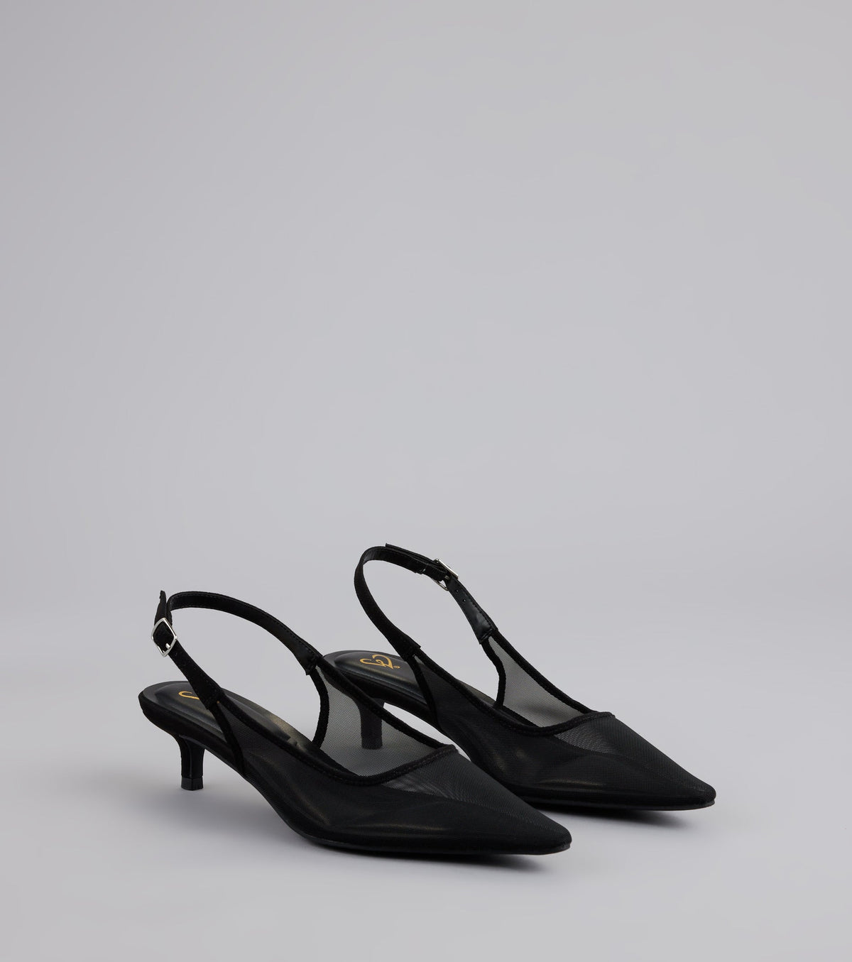 Double Take Mesh Sling-Back Pumps