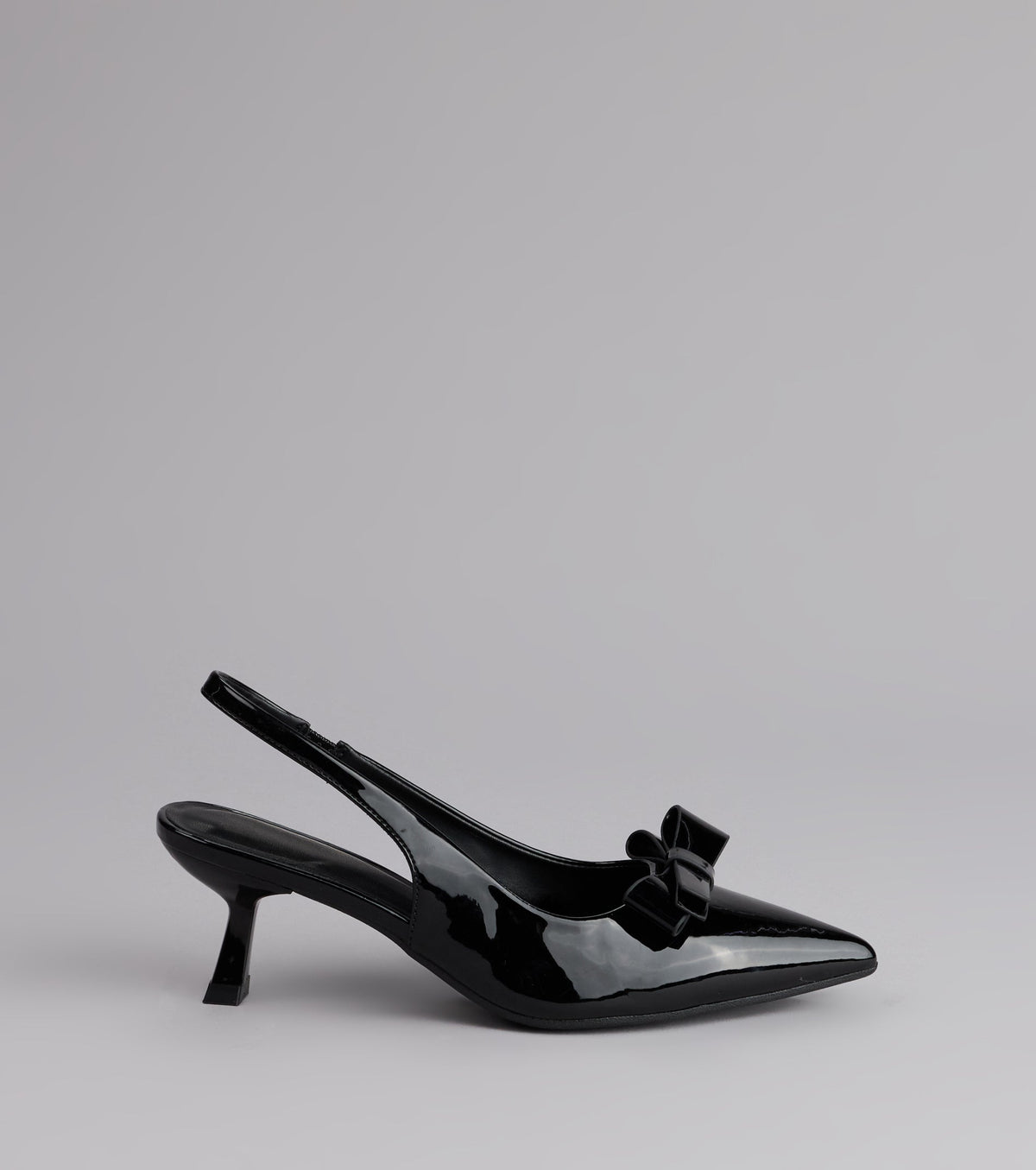 Sweet Detail Patent Slingback Heels