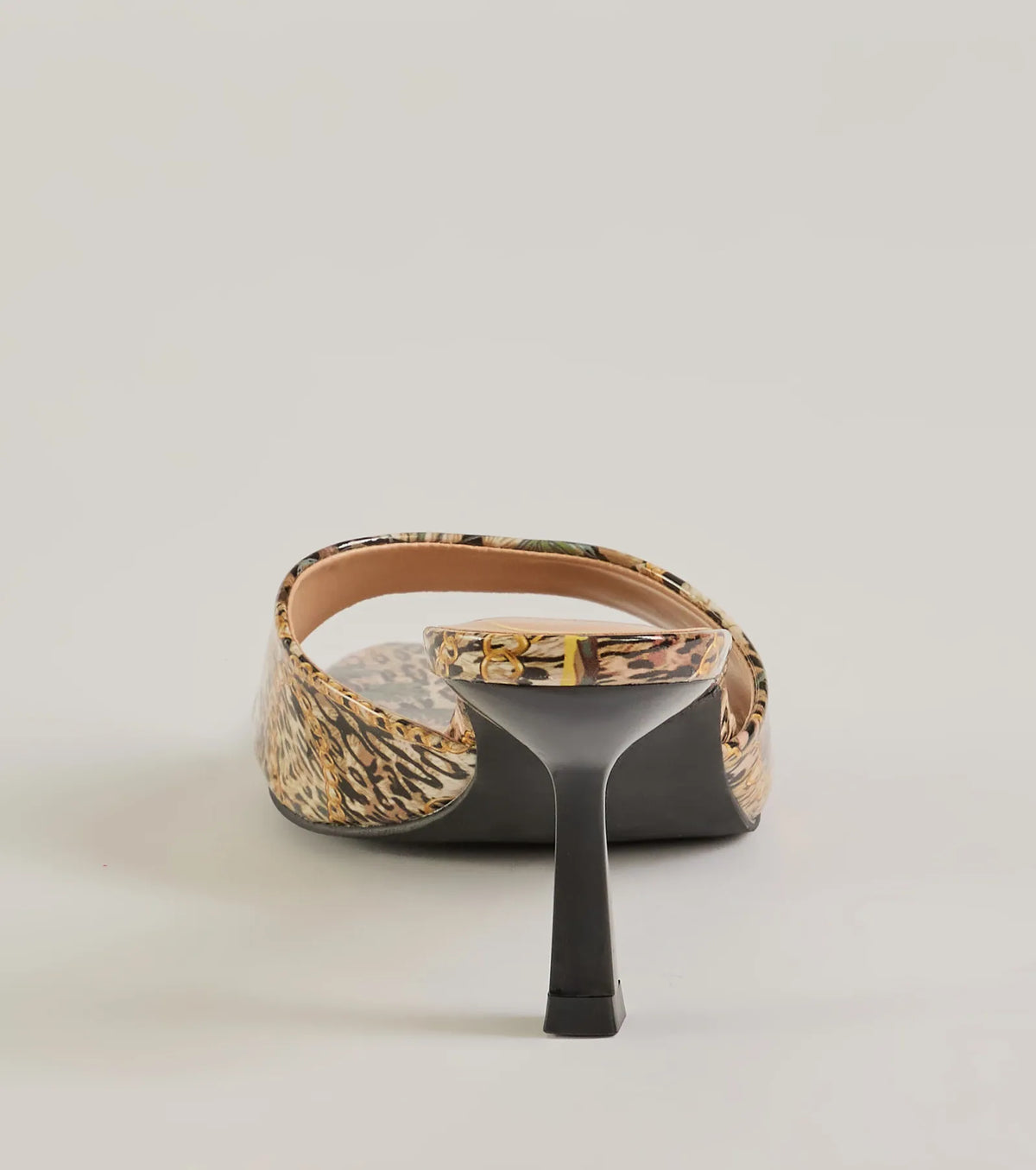 Roaring Luxe Leopard Print Stiletto Mules