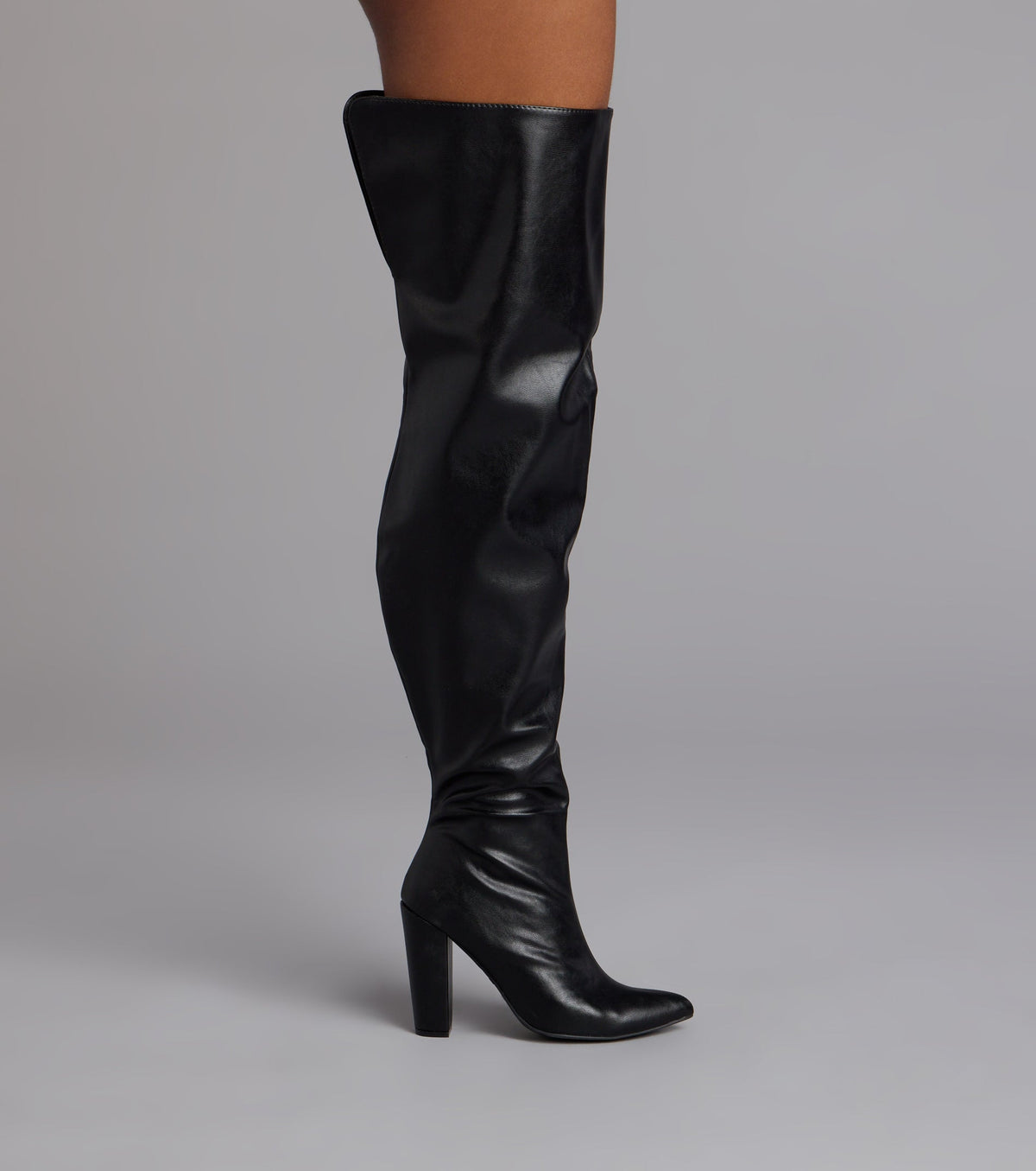 Boss Moves Over-The-Knee Block Heel Boots