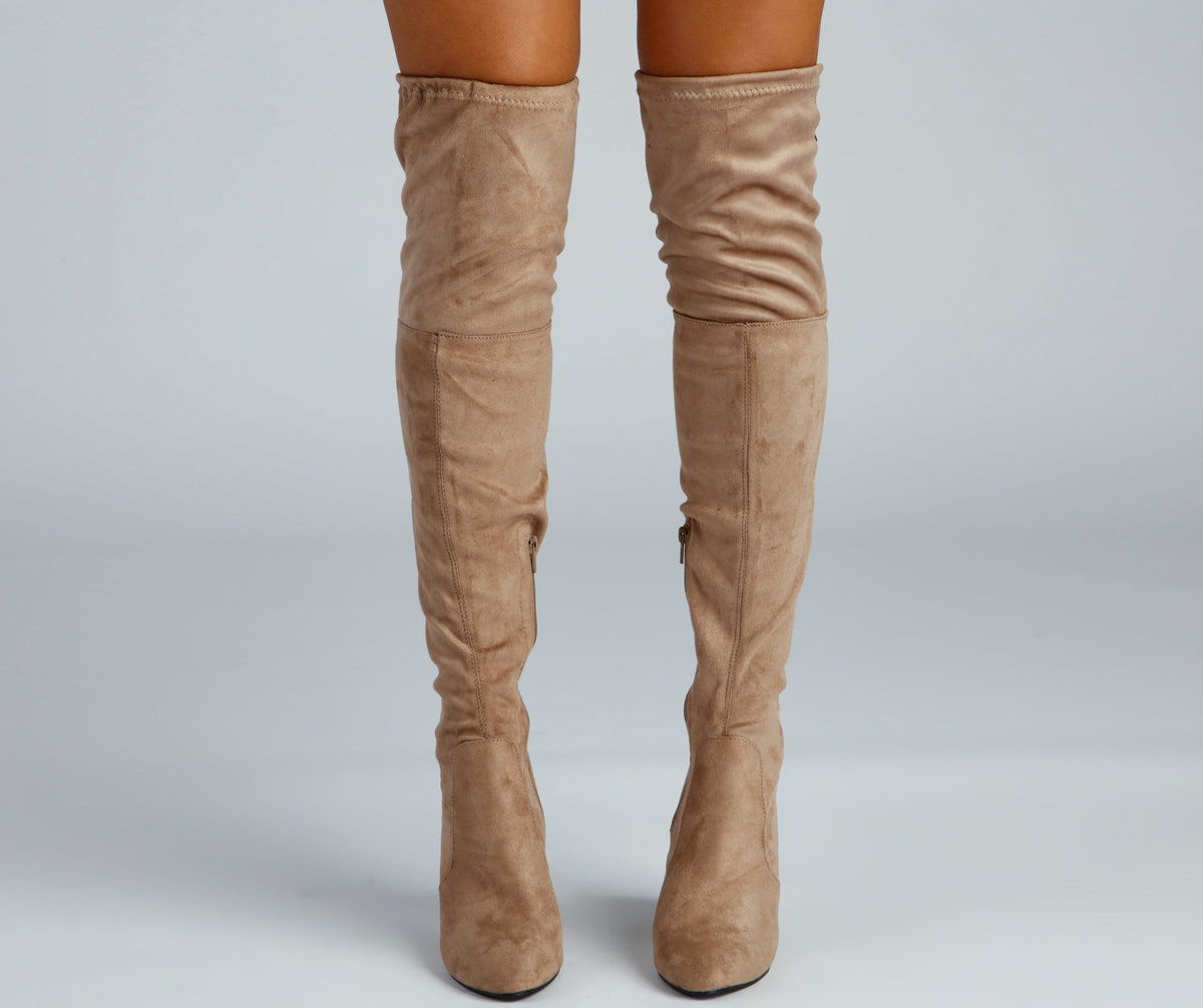 Stylish Moment Over The Knee Boots
