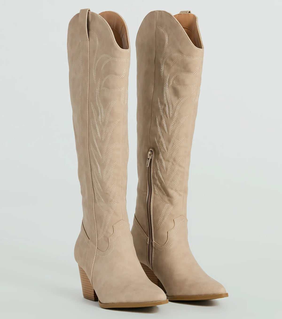 Kick Up The Dust Knee High Suede Western Boots