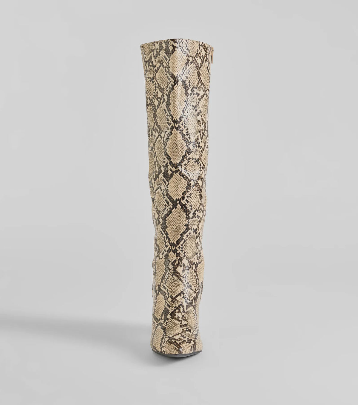 Sassy Slither Under-The-Knee Snake Boots