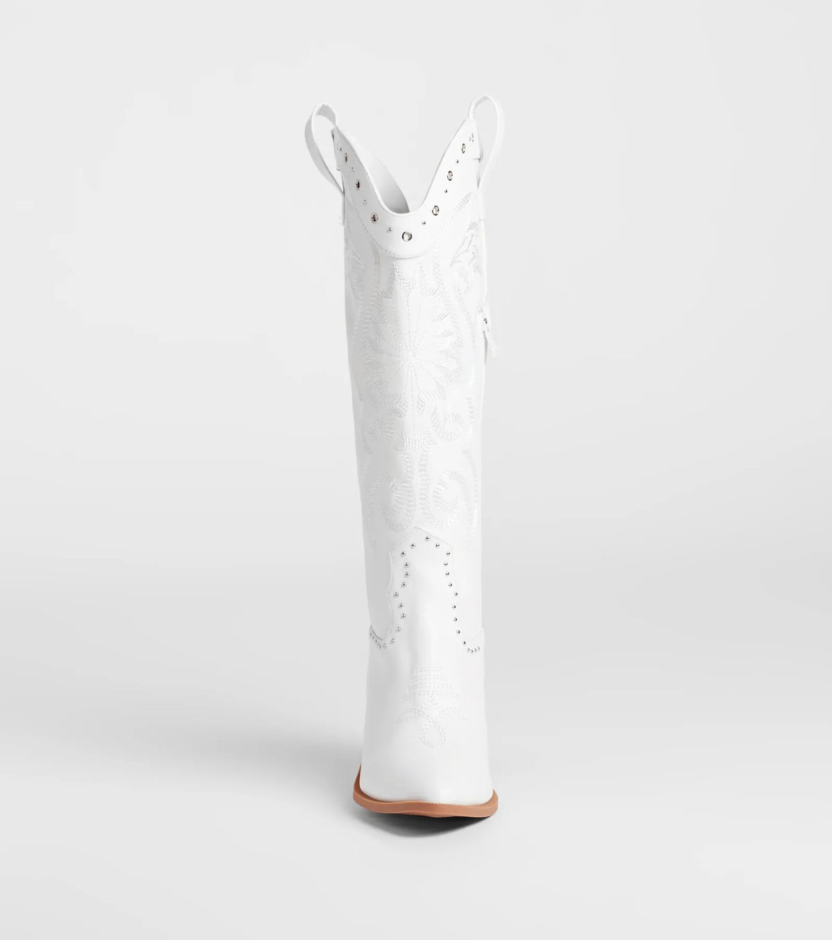 Edgy Western Vibe Studded Cowboy Boots