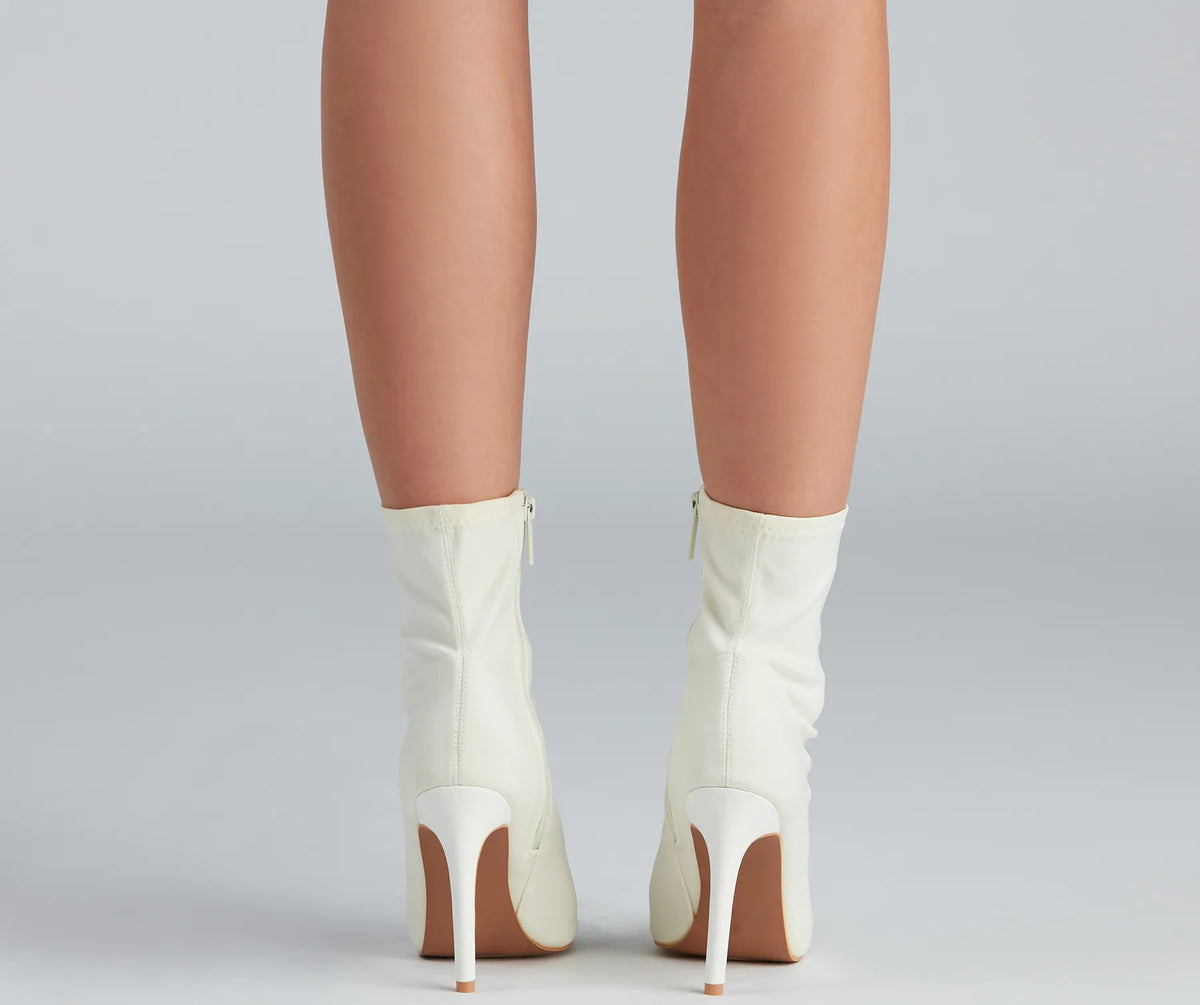 Stylish Strut Stiletto Booties