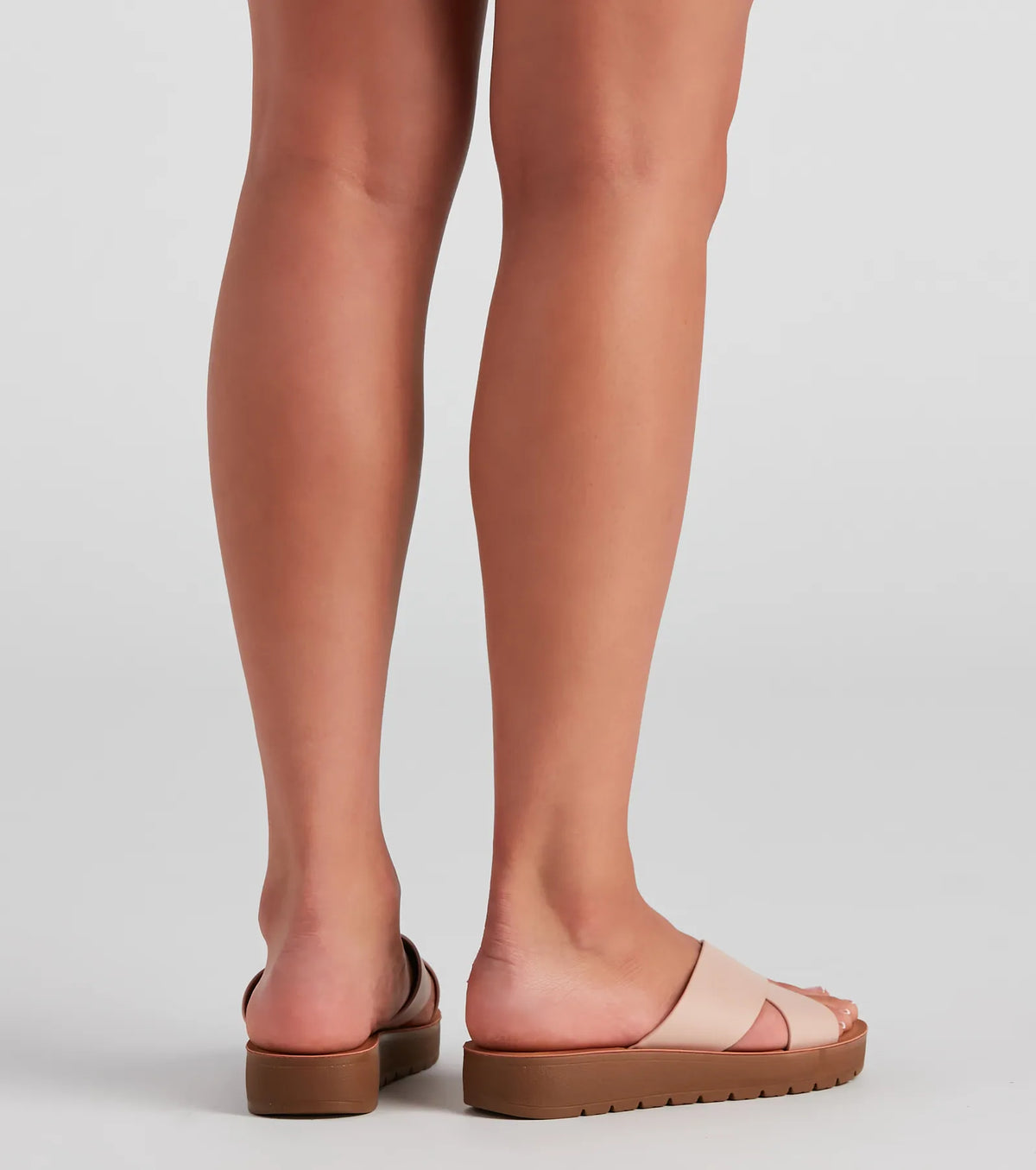 Cross My Mind Comfort Slide Sandals