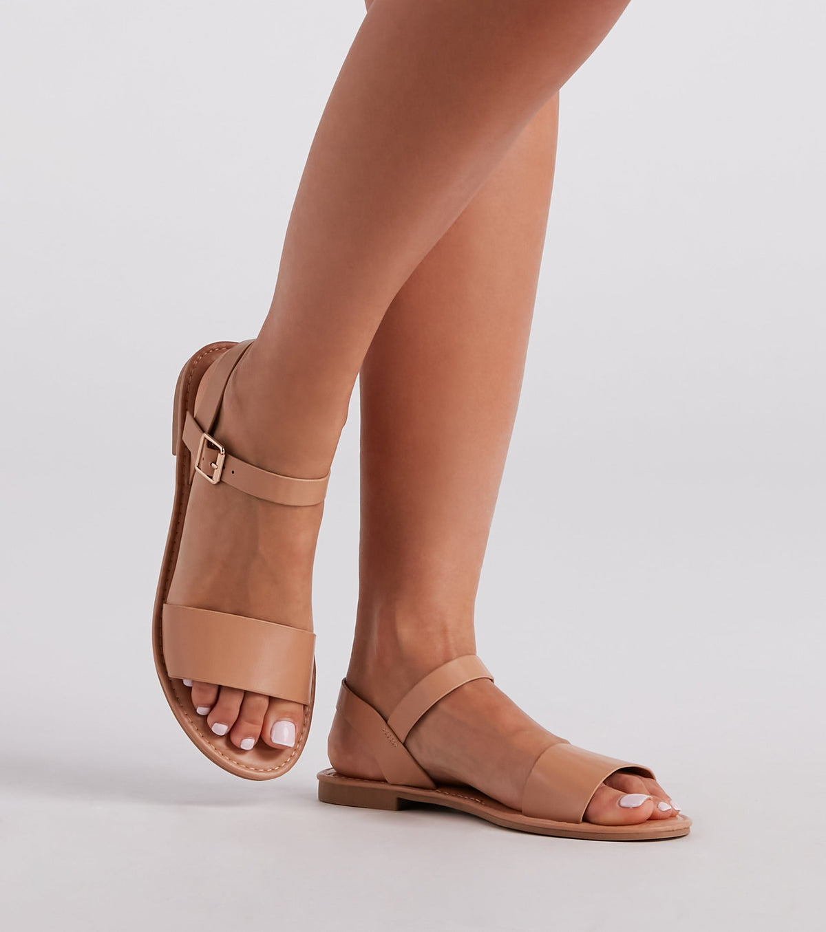 Weekend Mode Basic Strap Sandals