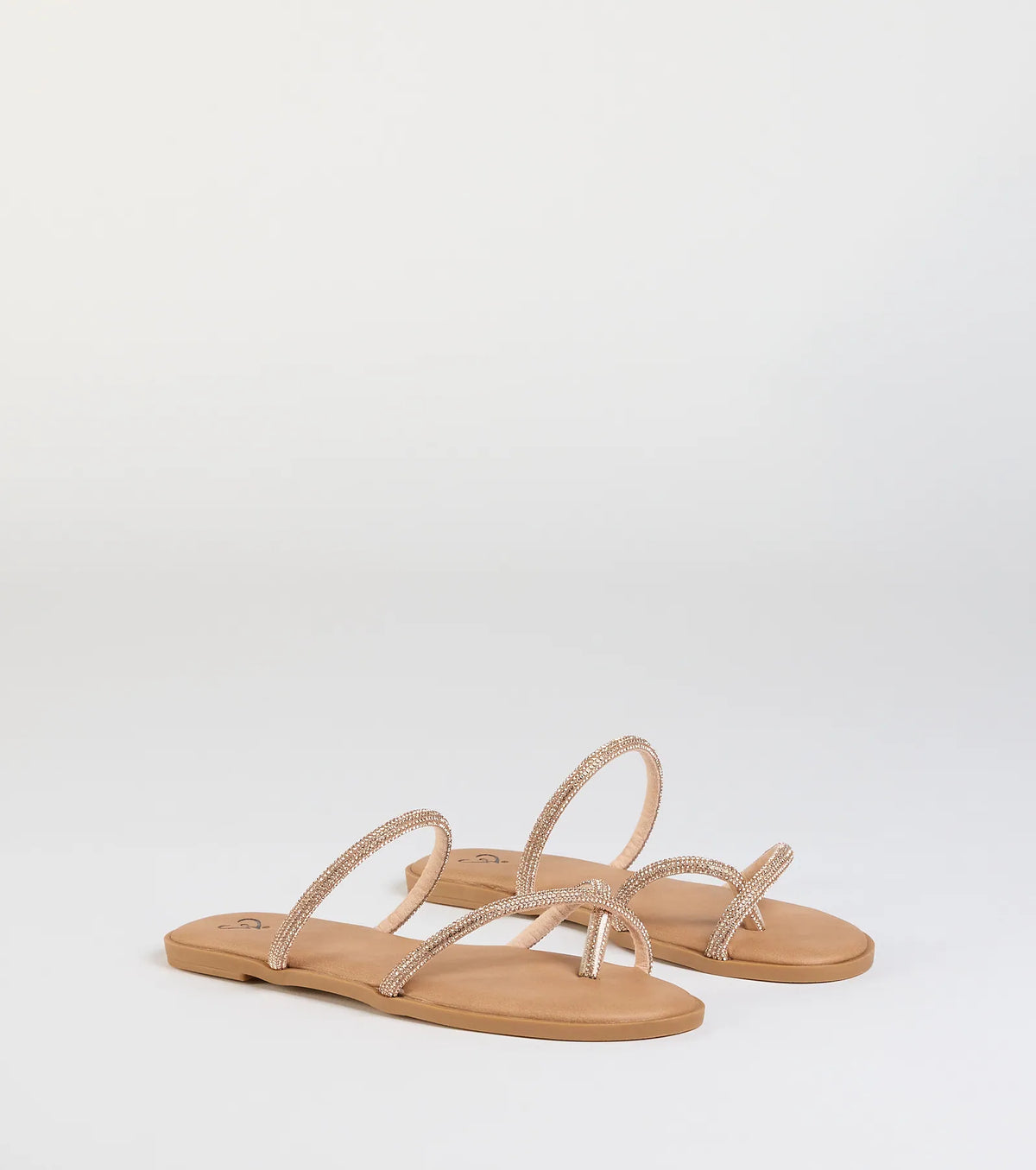 Always Shining Rhinestone Strappy Sandals