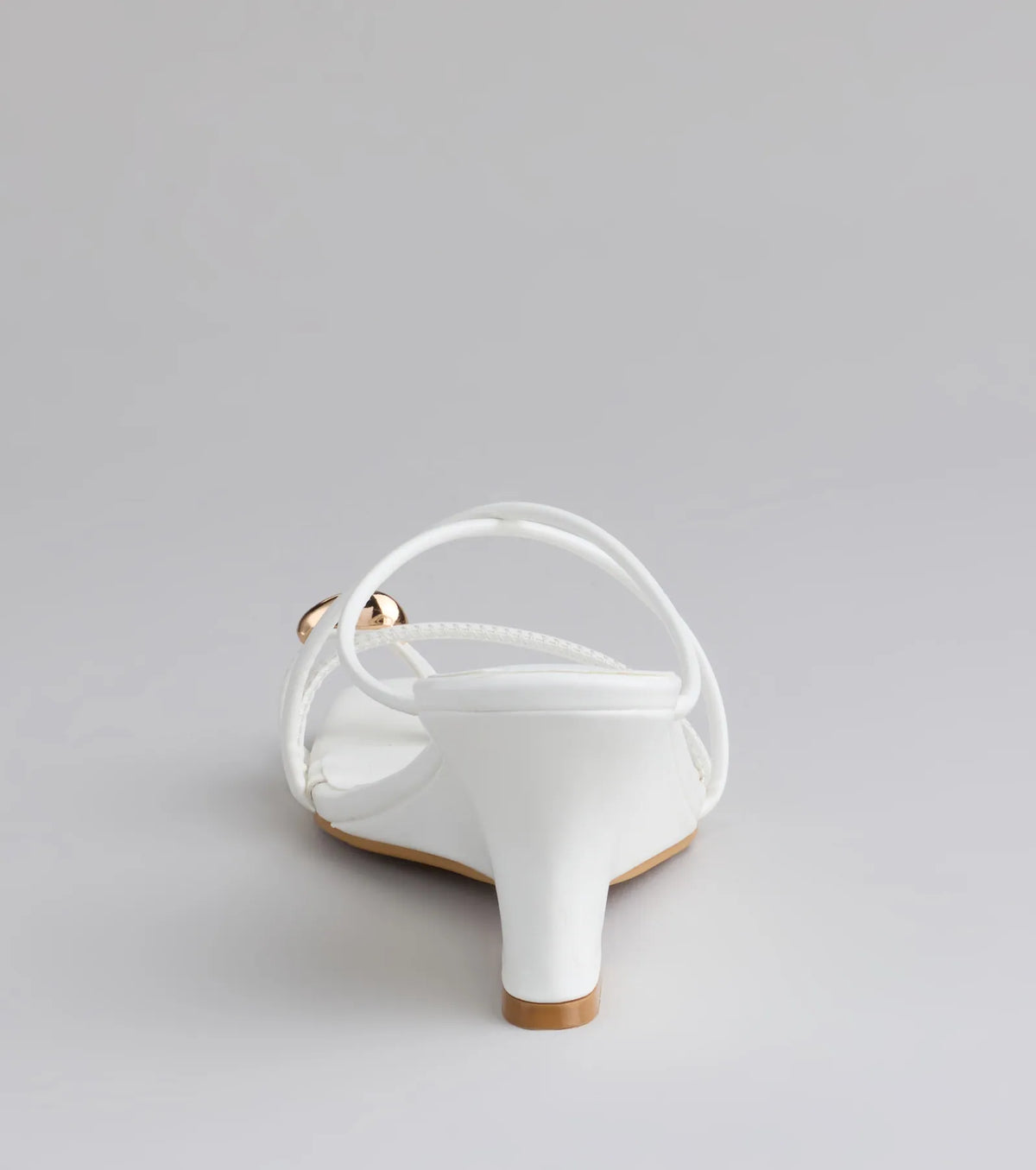Refined And Classy Toe Ring Strappy Wedges