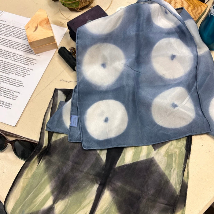 12.5.26 Intro to Shibori: Japanese Shaped Resist Dyeing with Ray Cooper (Copy)