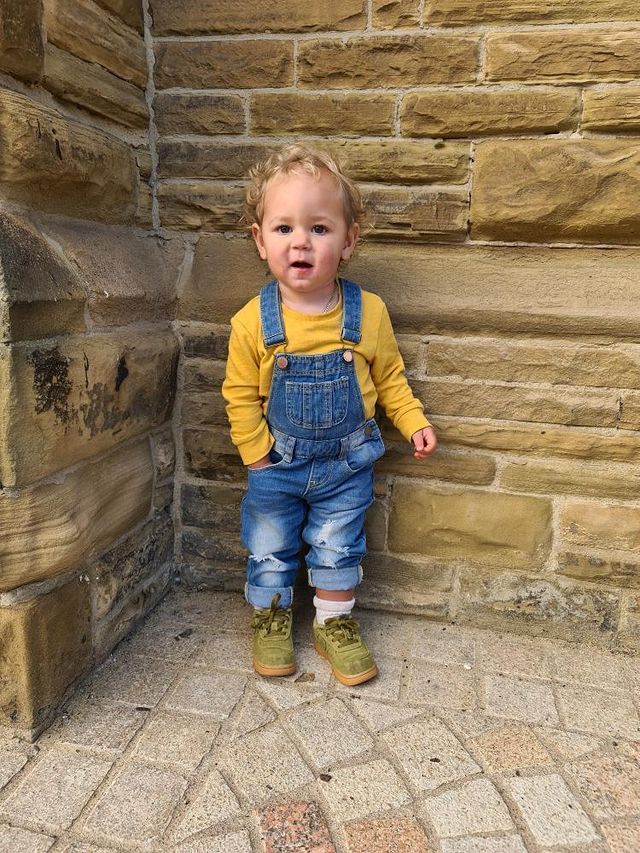 12M-8T Baby Jeans Overalls Cute Denim Ripped Overalls