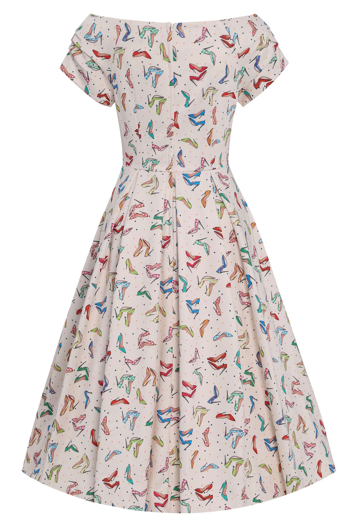 Lily Stiletto Print Off Shoulder Dress